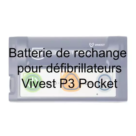 Batería de repuesto para desfibriladores Vivest P3 Pocket