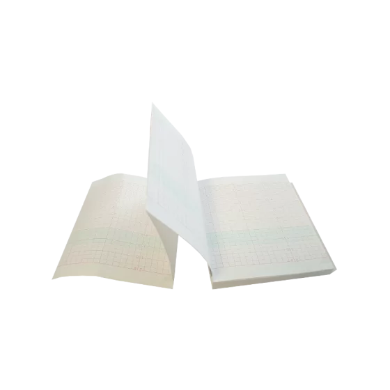 Papel para cardiotocógrafo LETO 8 - Escala de 30 BPM (10 paquetes)
