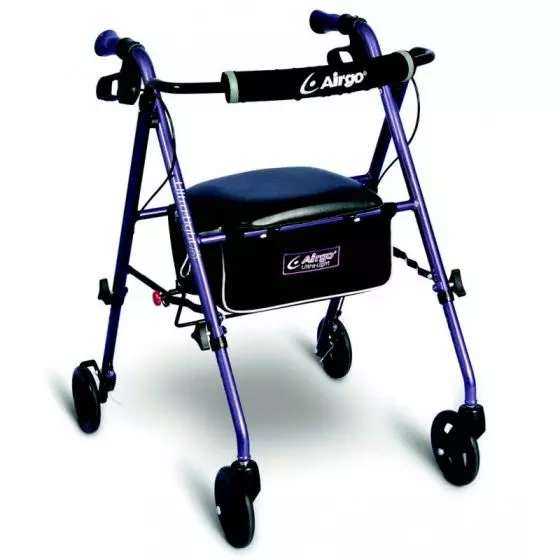 Andador para ancianos de 4 ruedas muy ligero 6 NL-700-950 NovoLife