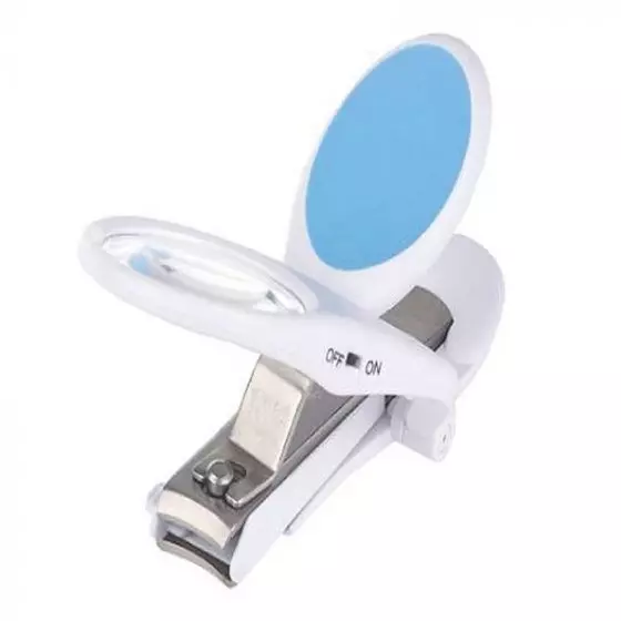 Cortaúñas con lupa iluminada y lima integradas NL-23002 Novolife