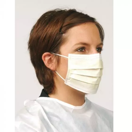 Caja de 50 máscaras desechables PLM-03 Blanco LCH