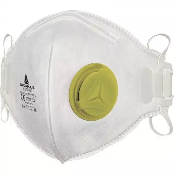 Mascarilla de protección respiratorias FFP2 con válvula Caja de 10