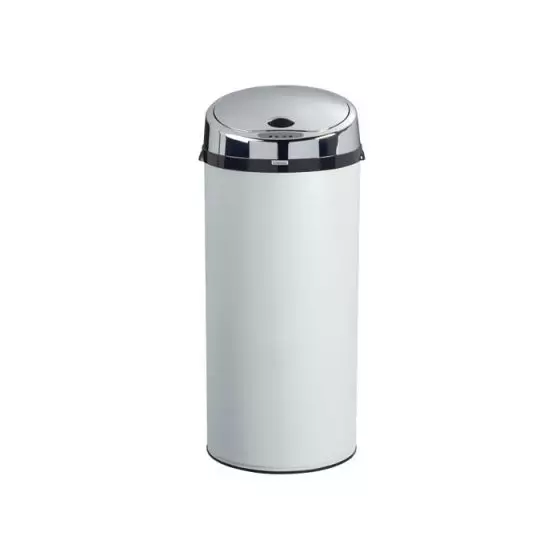 Cubo de basura con apertura automática Sensitive 45L blanco Rossignol