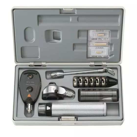 Kit Otoscopio y Oftalmoscopio Heine BETA 200 2,5 V estuche rígido