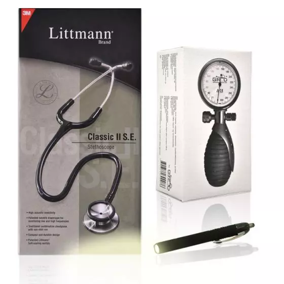 Pack de diagnostico estudiante Littmann Girodmedical Black Edition
