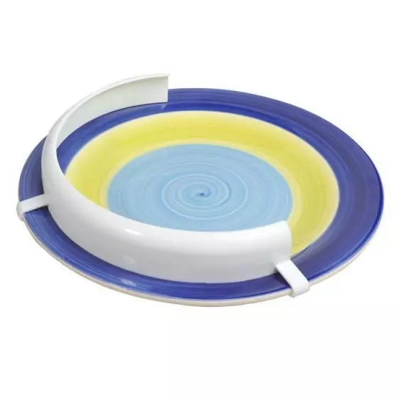 Reborde para platos blanco Holtex