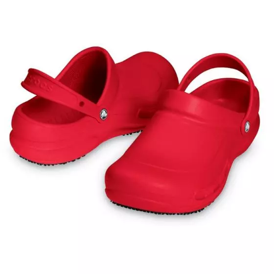 Zuecos Crocs Bistro Rojo