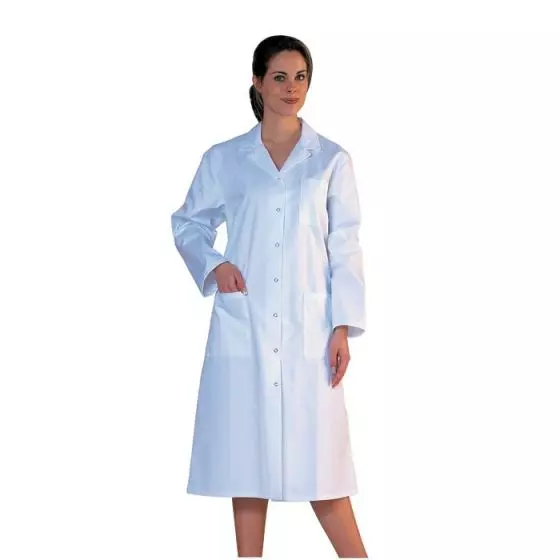 Bata médica para mujer Bouka blanca Mulliez