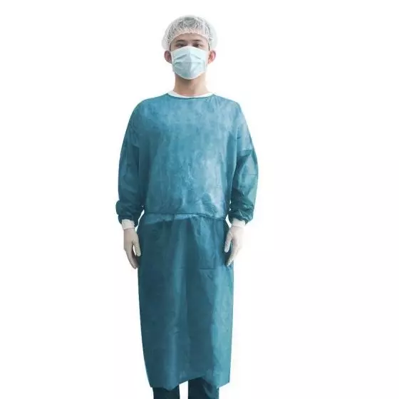 Batas protectoras desechables para visitantes bolsa de 10 unidades