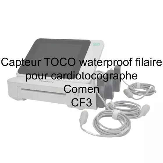 Sensor TOCO resistente al agua con cable para el cardiotocógrafo Comen CF3