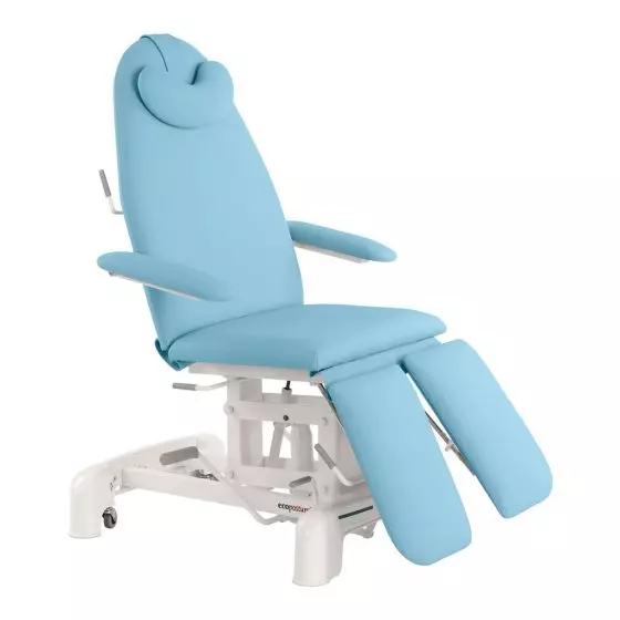 Camilla hidráulica sillón podología de 3 cuerpos Ecopostural C3767M44