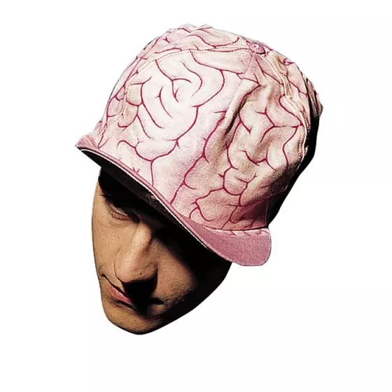 Gorra con estampado de cerebro W40046