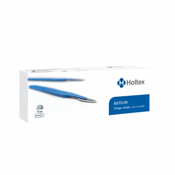 Bisturí desechable Holtex n°21 caja de 10