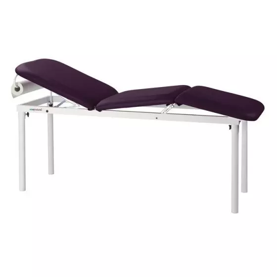 Camilla de reconocimiento ecopostural metálica de altura fija D3519M64