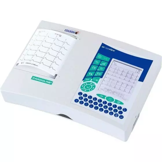 Electrocardiógrafo ECG Colson Cardioline AR2100 - 6 canales