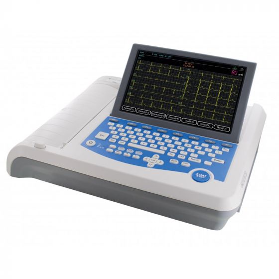 Electrocardiógrafo 12 pistas Cardiomate 12