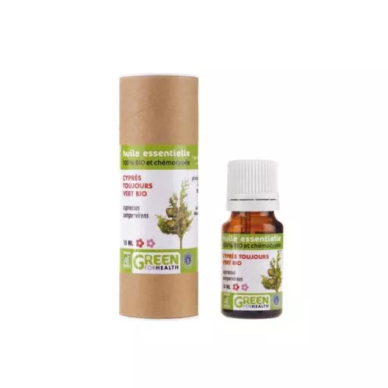 Aceite esencial de ciprés siempre verde orgánico Green For Health
