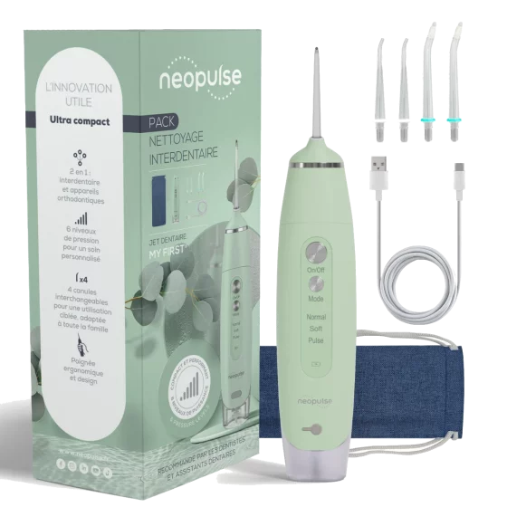 Irrigador dental versátil y para toda la familia Neopulse My First