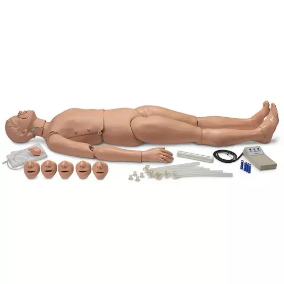 Maniquí de adulto para resucitación cardiopulmonar con controlador luminoso W44556