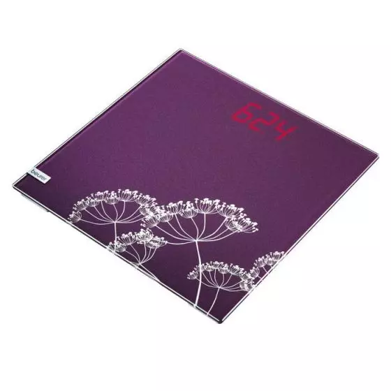 Báscula de vidrio de diseño Magic Flora Beurer GS 40