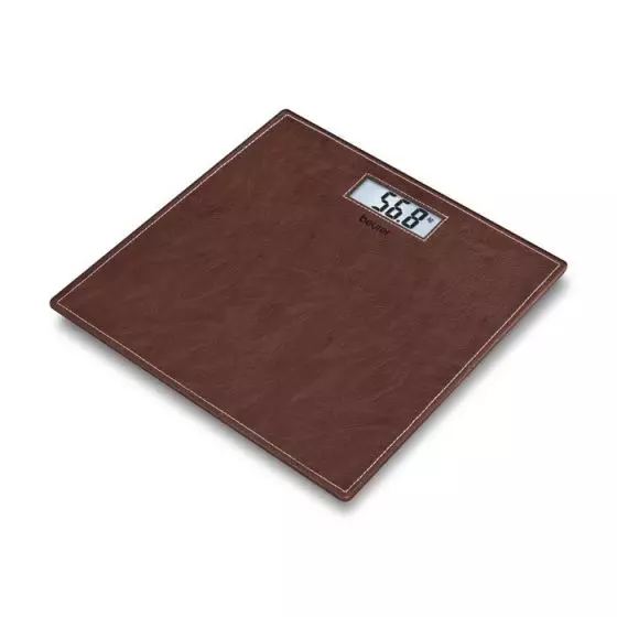 Báscula de vidrio DesignLine LeatherSensation Beurer GS 37