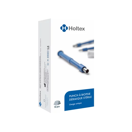 Punch de biopsia 6 mm caja de 10