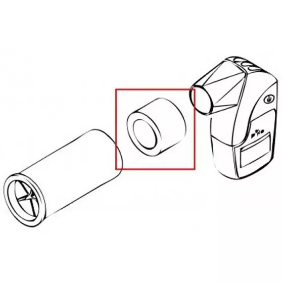 Racorde Adaptador para Boquillas desechables Piko 6, Peak Flow y Pocket Peak