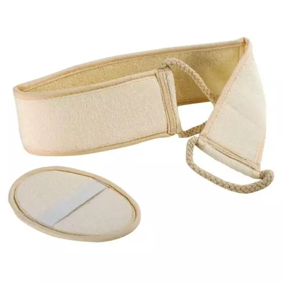 Cinta y esponja para limpiar la espalda Holtex