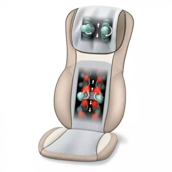 Asiento de masaje Shiatsu Beurer MG 295 HD 3D - Crema