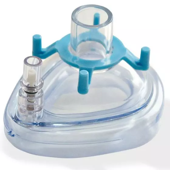 Mascarillas faciales con uso único en PVC Spencer Air Cuffed Mask 