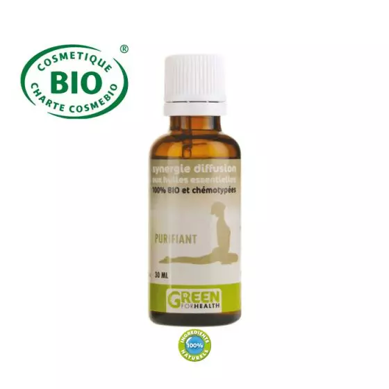 Mezcla de aceites esenciales purificación Bio 30 ml Green For Health