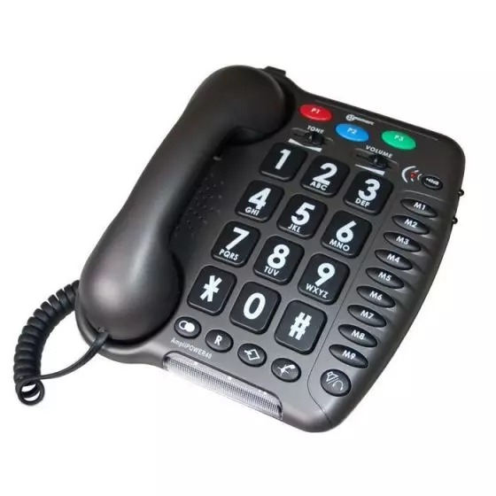 Teléfono Geemarc amplificado Amplipower 40 Anthracita