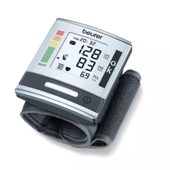 Medidor de presión sanguínea de pulsera con indicador de calma Beurer BC 60