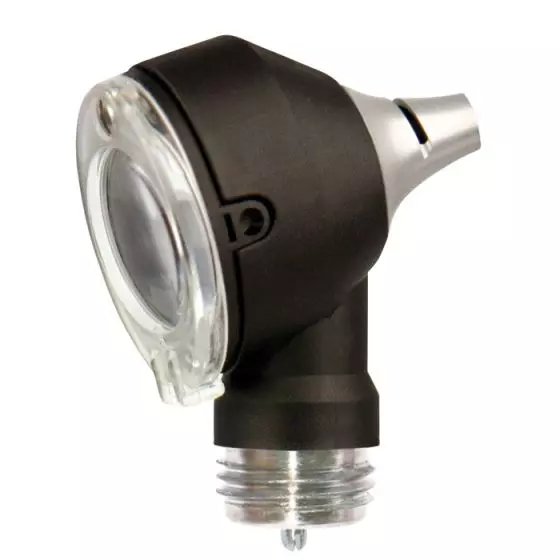 Cabezal para otoscopio Kawe PICCOLIGHT C 2,5 V Negro