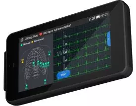 Electrocardiógrafo Portátil Pocket ECG 500 de Lepu Medical con interpretación
