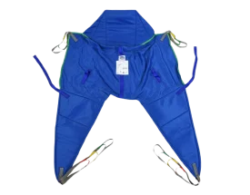 Arnés universal con reposacabezas para elevación de pacientes