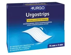 Suturas cutáneas adhesivas Urgostrips