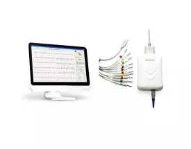 Electrocardiógrafo digital EDAN PC SE 1010 12 canales