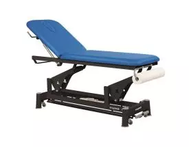 Camilla eléctrica de 2 planos con chasis negro Ecopostural C5652