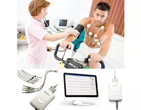 Electrocardiógrafo digital EDAN PC SE 1010 Pack Esfuerzo