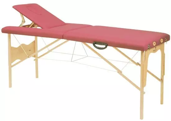 Camilla Ecopostural plegable de madera con tensores Ecopostural 3015
