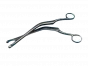Pinzas de biopsia ginecológica J.L. Faure, 21 cm, 9x5 mm