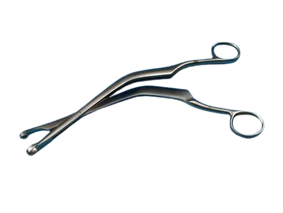 Pinzas de biopsia ginecológica J.L. Faure, 21 cm, 9x5 mm