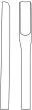 Disector Nopa para lifting facial, derecho  (21 cm)