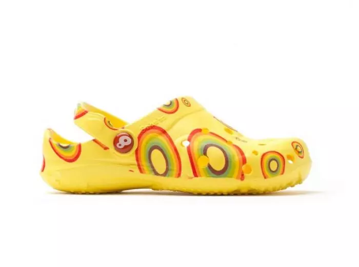 Zuecos Schu'zz Globule niño arcoíris amarillo 