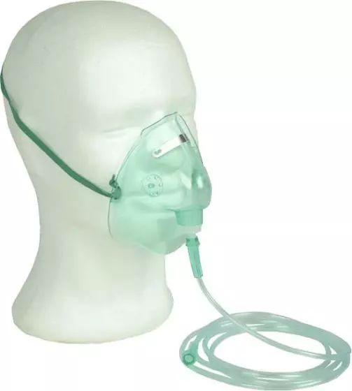 Máscara de oxígeno de flujo medio Fiab (por unidad)