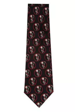 Corbata de seda, no fumar, en azul W41065