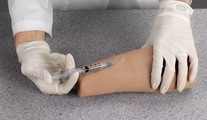 Simulador de inyección intradérmica W44097 3B Scientific