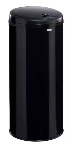 Cubo de basura con apertura automática Sensitive 45L negro Rossignol