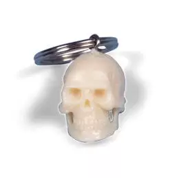 Llavero de argolla, calavera W40001